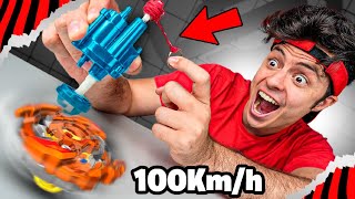 Criei O Lançador De Beyblade Mais Forte Do Mundo 100 Kmh