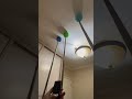 Ceiling vibrators are working. The best device to annoy noisy upstairs neighbors! #home #upstairs
