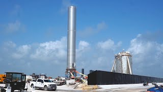 SpaceX Starbase Booster BN3, Aerial Flyover, Highbay and More! Exclusive Boca Chica Footage