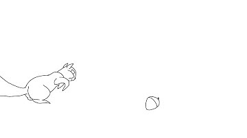 Practice Squirrel animation (FlipaClip)