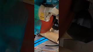 SHARP BLADE CUTTING A CARDBOARD TUBE #woodwork #woodworking #shop #custom #project #shorts #wood