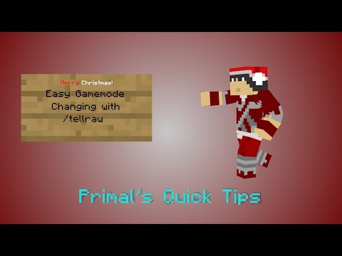 Minecraft: Easy Gamemode Changer with /tellraw!