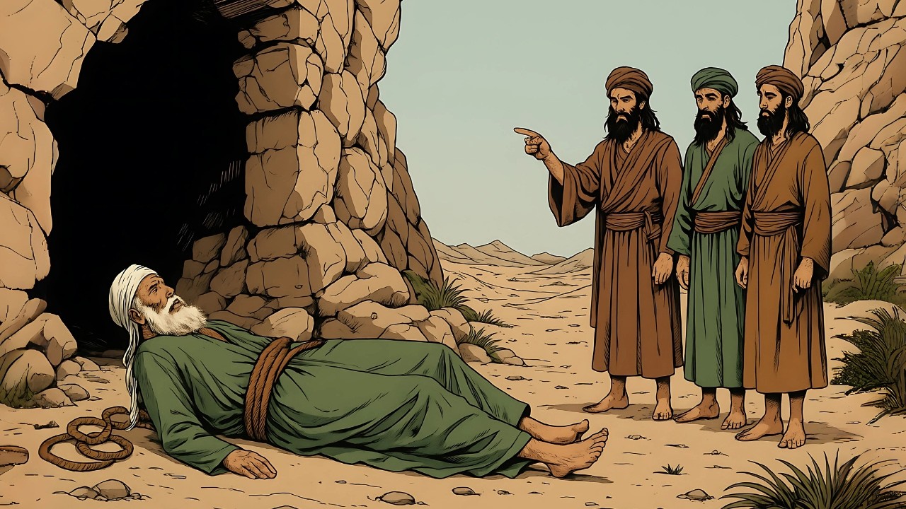 #قصة_الإخوة الذين رَمَوا جدّهم حيًّا في الكهف من أجل الميراث | لكن النهاية كانت صادمة