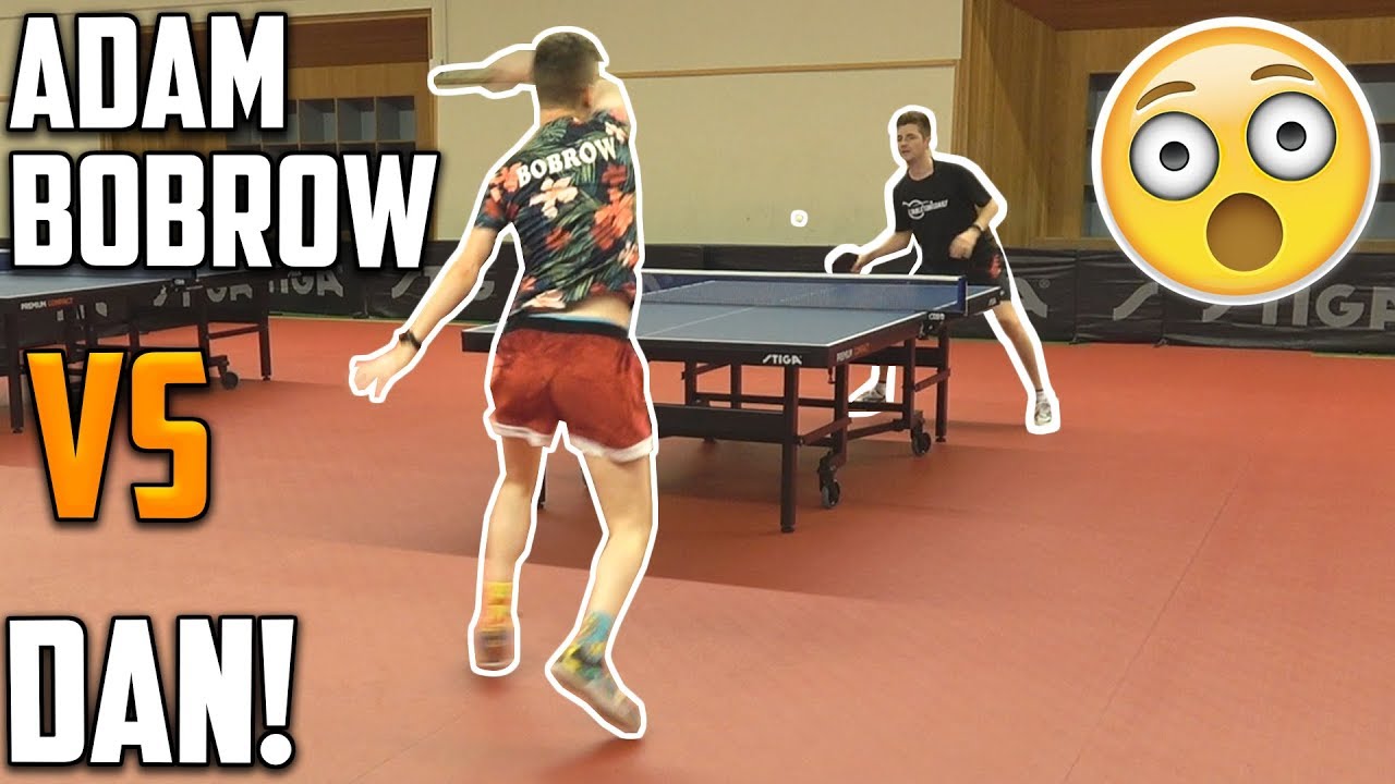 Adam Bobrow vs TableTennisDaily's Dan TableTennisDaily