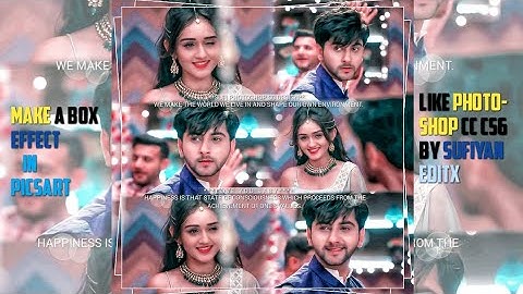 ||MAKE A BOX EFFECT IN PICSART LIKE PHOTOSHOP CC CS6 ||BY HAYAT EDITX
