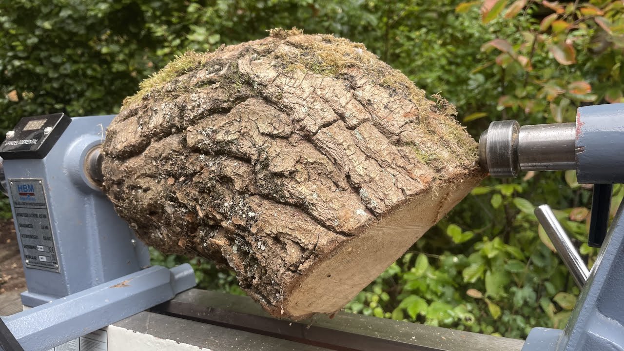 Woodturning - Old Willow Log Hides Magnificent Chatoyancy