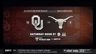 The Red River Rivalry ￼(12 Oklahoma vs 3 Texas) 2023 Promo