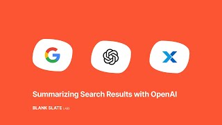 Building an API in Xano to Use OpenAI to Answer Questions From Google Results