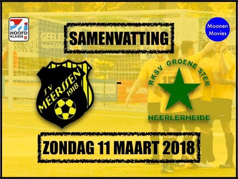 Samenvatting SV Meerssen-Groene Ster 11-03-2018