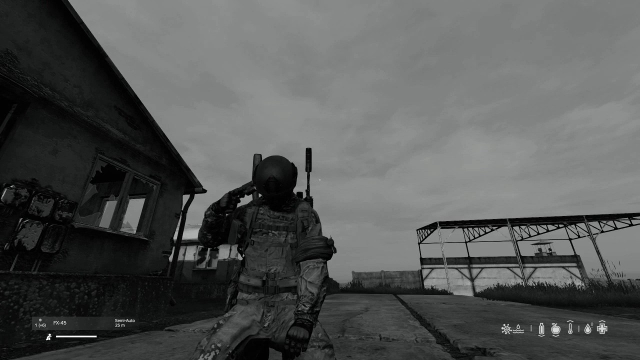 Fully geared player commits suicide (DayZ) .