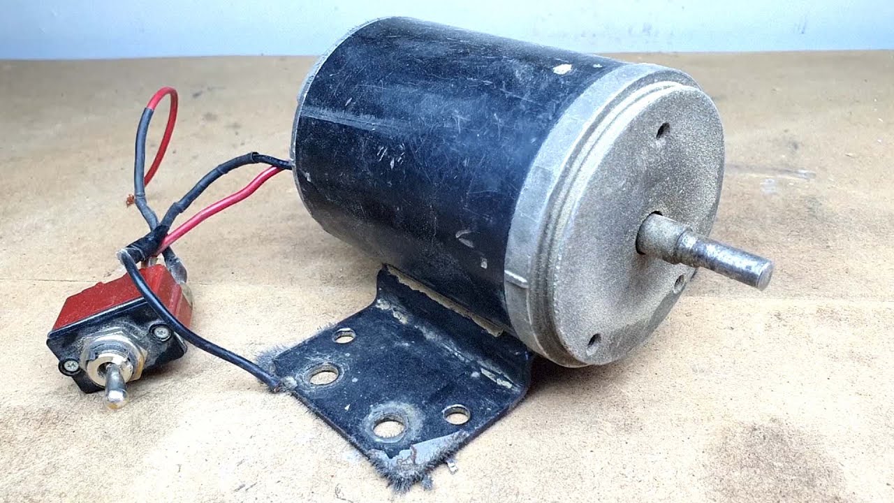 Restoration old 24V DC Motor – MY6812 / Eski DC motorun yenilenmesi