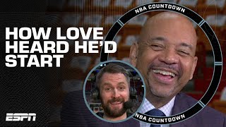 Michael Wilbon told Kevin Love he was going to start after Game 1 🤣 | NBA Countdown
