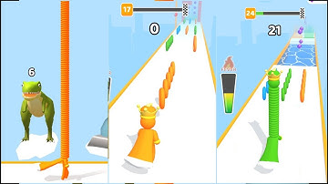 Long Neck Run - Pro Gameplay Walkthrough Part 2 - All Max Levels 17-29 (Android, iOS)