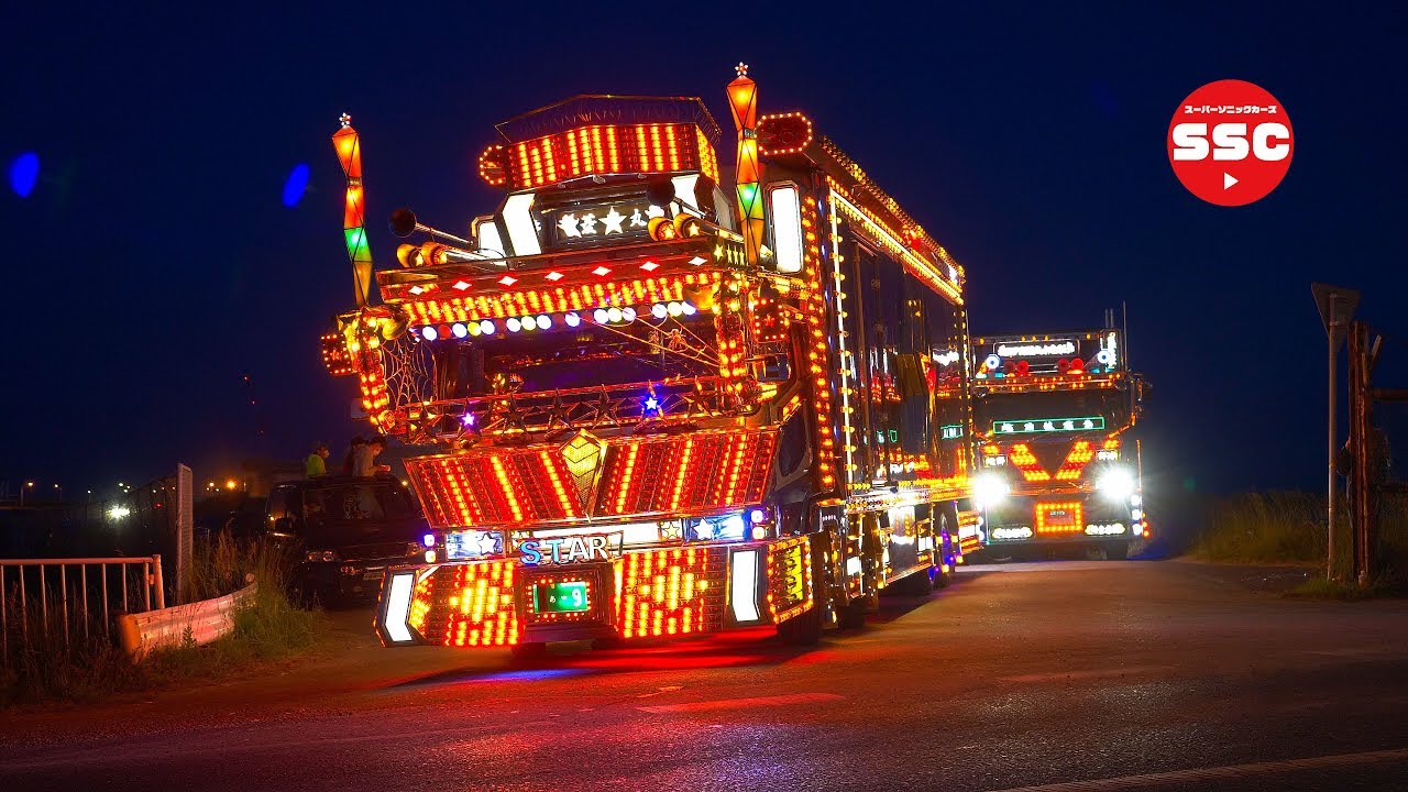 【デコトラ退場走行3⃣】🚚💨🅿️海峡道塾チャリティ撮影会2019