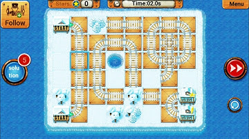 Rail Maze 2 Cool Gameplay - Train Puzzle Game - Android Gameplay #151