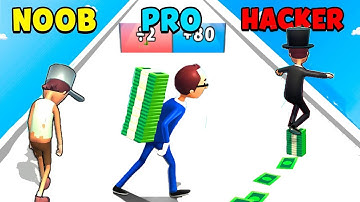 NOOB vs PRO vs HACKER in Investment Run