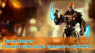 Killer Instinct - Fulgore Ultra Combo Variations + ULTIMATE