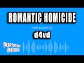 D4vd Romantic Homicide Karaoke Version 
