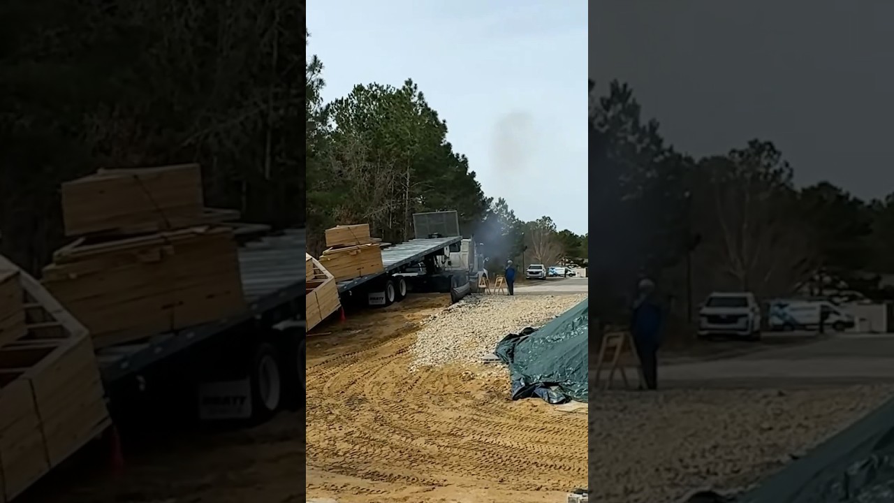 Framing Day Fiasco! Importance of Inspection and Documentation During Construction Material Delivery