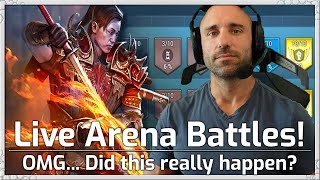 Live Arena Battles - Did this really just happen?? - RAID Shadow Legends