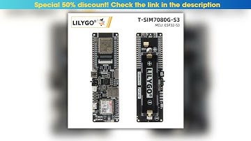LILYGO TSIM7080GS3 ESP32S3 SIM7080 Development Board Supports CatM NBIot WIFI Bluetooth 50 With