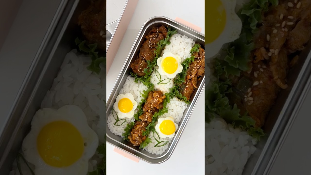 김치제육 도시락 만들기 레시피 숏폼 썸네일