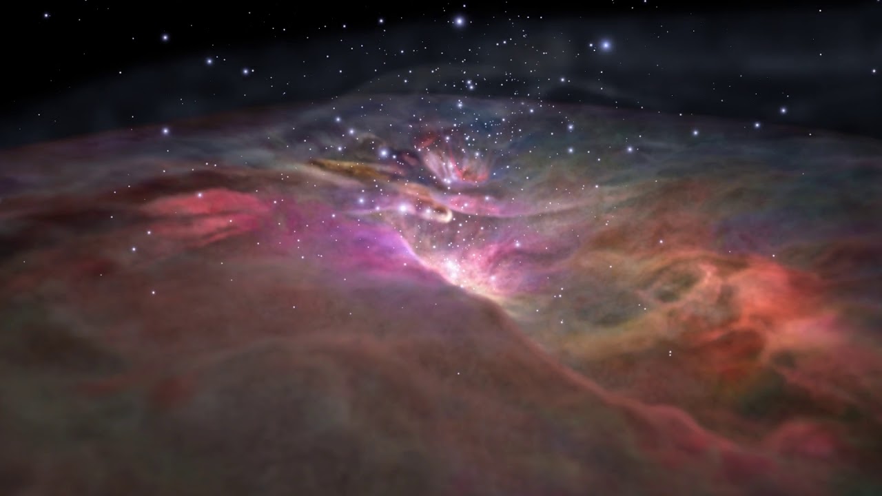 ハッブルの高精細3d映像でオリオン座大星雲へダイブ アストロアーツ