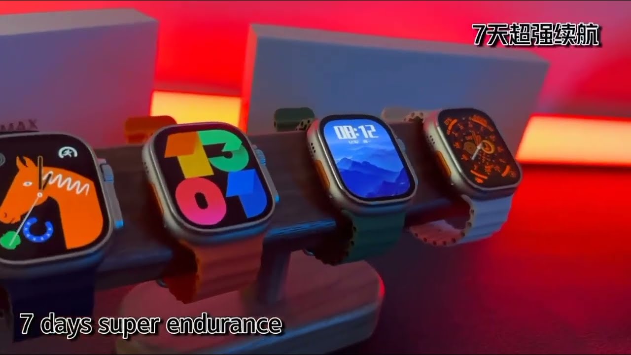 HK8 Pro Max Ultra AMOLED Display Smart Watch – Black Color nbtechshop com 