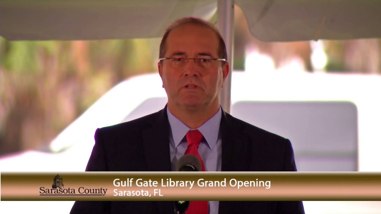 Gulf Gate Library Ribbon Cutting /Sarasota County Government - YouTube
