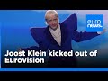 The netherlands joost klein is kicked out of eurovision