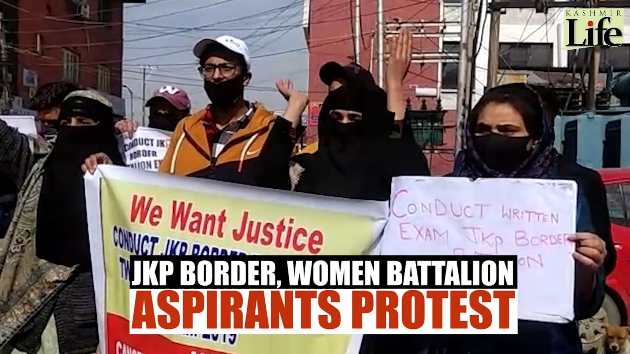 JKP Border, Women Battalion Aspirants Protest