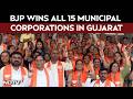 BJP Sweeps Gujarat Civic Polls, Wins All 15 Corporations