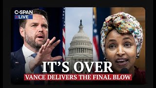 VP VANCE ASKED ILHAN OMAR ONE QUESTION... Watch Her Go COMPLETELY SILENT!