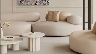 Ricll Pebble-Shaped Fabric Sofa Set | Deep Seat Modular Couches for Ultimate Comfort #ricll screenshot 5