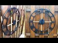 DIY Rustic Hula Hoop Wall Clock