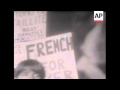 SYND 02 11 1969 DEMONSTRATIONS DISRUPT QUEBEC OVER LANGUAGE BILL SYND 02 11 1969 DEMONSTRATIONS DISRUPT QUEBEC OVER LANGUAGE BILL