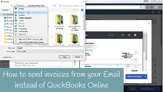 How to send invoices from your email address for QuickBooks Online Users