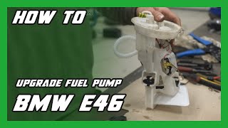 How To Upgrade BMW E46 Fuel Pump in 3 Minutes! - Walbro 255 lph
