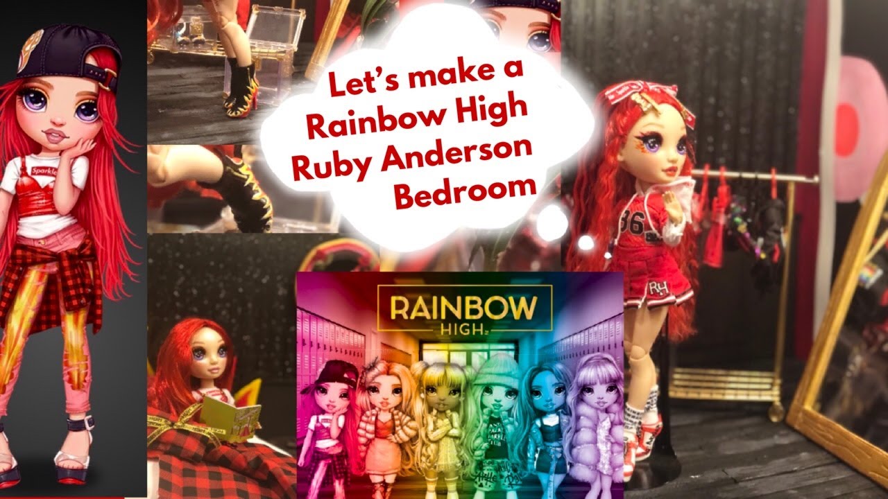 Ruby Anderson Bedroom Room - poupée Rainbow High