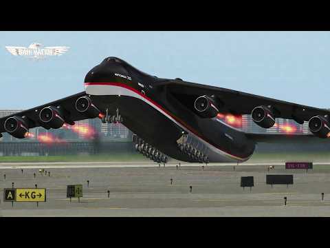 Antonov An-225 startet nach 10 Jahren senkrecht! Triebwerksrauch in X-Plane 11