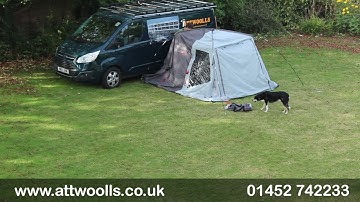 Easy Camp Fairfields Driveaway Awning Pitching & Packing Video