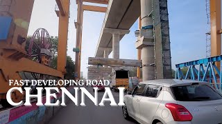 Chennai Developing Road | DLF IT Drive [4K]