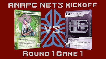 Netrunner ANRPC NETS Kickoff Tournament - Round 1 Game 1 - Kit vs. Engineering the Future