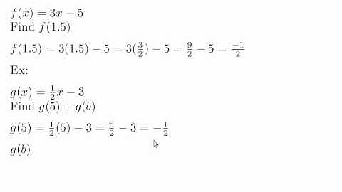 11.1 Evaluating Functions