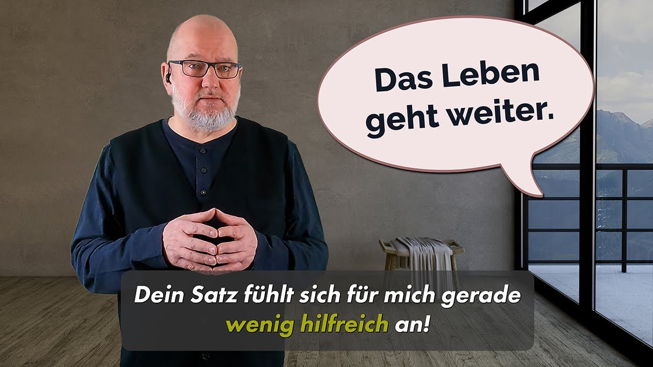Gut gemeint, aber verletzend – 14  typische Phrasen und wie Trauernde darauf antworten können.