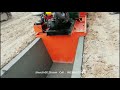 Ditch paving machine working video-Henan Sinch