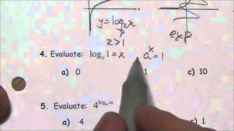 Math 30-2 Logarithms Review MC#4