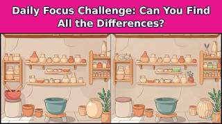 Daily Focus Challenge Potter s Wheel Studio 4 Puzzles Find All the Differences in 90s Each
