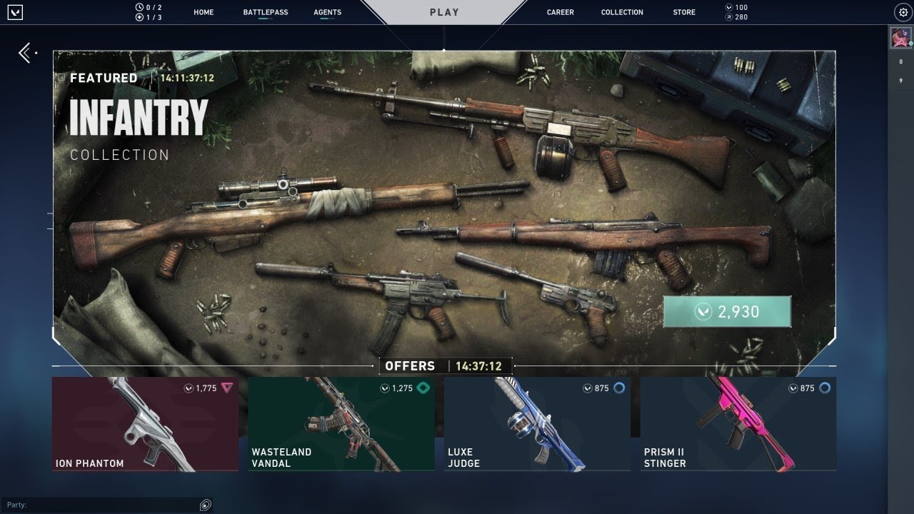 Valorant Infantry Bundle Resound Concept