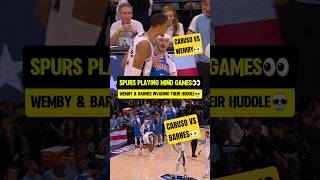 Spurs trying to get in OKC players heads👀